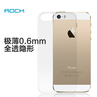 rock 苹果iPhone5s手机壳超薄 iPhone5保护套tpu硅胶透明软壳外壳