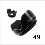 索尼NEX18-55mm 遮光罩50 1.8stm 49mm螺口镜头罩