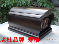 骨灰盒老杜品牌南美花梨木36寿棺棺材正品保障黑檀木实木骨灰盒。