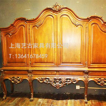 老上海民国西洋海派经典欧式古典大厨装饰柜书柜正品实木酒柜家具