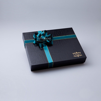 黑色鳄鱼纹高档奢华创意礼品盒礼品礼物包装盒节日礼品盒定制批发