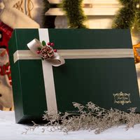 圣诞松果红果绿色创意礼品盒衣服包装盒礼盒礼品包装盒定制批发