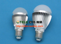 led大功率球形灯泡3W/5W大螺口灯头 LED节能光源白光暖白光E27