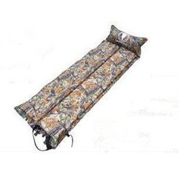 北极牛带枕头迷彩充气垫 户外防潮垫帐篷睡垫可对折自动充气垫