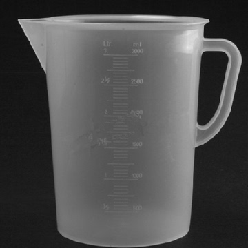 测量工具3000ml塑料透明量杯带刻度烘焙
