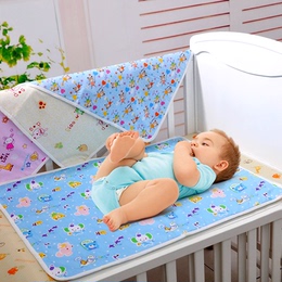 婴儿宝宝纯棉防水锁水透气隔尿垫 新生儿用品可洗床垫成人月经垫