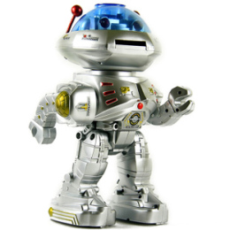 正品锋源28072 遥控机器人IQ博士 遥控玩具 说话跳舞走步发射飞碟
