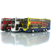 YTGF英国伦敦双层巴士 公交公共汽车 声光 合金 儿童玩具汽车模型