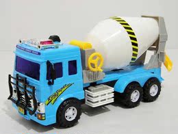 正品力利工程车系列 惯性工程车玩具 搅拌车32821(可旋转) 水泥车