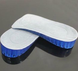 韩国内增高鞋垫 蜂窝硅胶 隐形增高2厘米 单层半垫可选图案