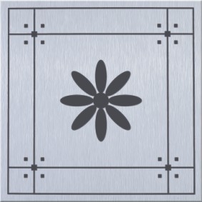 磨砂 铝扣板 天花 集成吊顶 原铝拉丝适合厨房卫生间 几何花