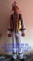 特价云南少数民族白族服装/葫芦丝舞台演出服饰/白族男装蓝色款式