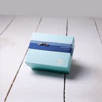 海军风浅蓝胡子创意礼品盒皮带烟斗包装礼盒 节日礼品包装盒定做