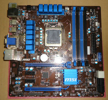 MSI/微星 H77MA-G43全固态PCI-E3.0支持22纳米USB3 SATA6G 318元