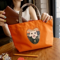 韩国Jetoy 可爱猫咪手挽包 小手提包 购物袋Mini Patch Bag