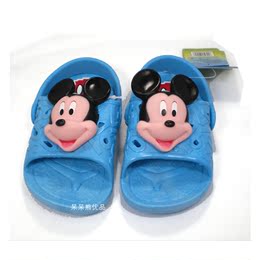 正品迪士尼儿童凉拖鞋 夏天男女宝宝 防滑软底可爱凉鞋婴儿鞋沙滩