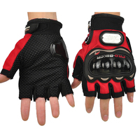 PRO-BIKER摩托车手套 半指手套 网眼布 防摔手套 赛车手套