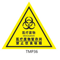 -垃圾分类标贴 垃圾桶贴纸 标志标识 医疗废物暂存间 贴画TMP36