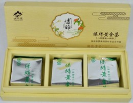 山枣溪保靖黄金茶明前一级150g /盒 传统手工炒清高栗香有机绿茶