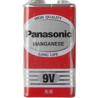 原装正品 Panasonic/松下9V电池 万用表玩具 无线话筒 方形电池