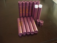 紫色香筒沉香包装纸筒、5G筒带烫金量大优惠