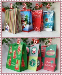 时尚大号圣诞节礼品纸袋/服装袋/铜版纸手提袋包装袋33*26*12cm