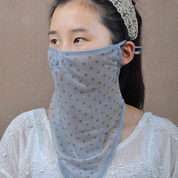 户外骑行夏季防晒口罩防紫外线韩国女士超大防尘护颈冰丝口罩包邮