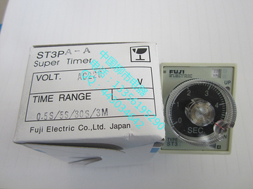 特价富士牌时间继电器 定时器，超级时间继电器ST3PA-A 220VAC