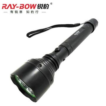 正品锐豹RB-333 LED强光手电筒双锂电大容量充电式聚光型高亮远射