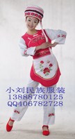 特价云南少数民族白族女式服装/舞蹈表演服饰/葫芦丝舞台演出服装