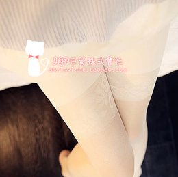 日本专柜正品/海外代购/可爱日系夏季纯色超薄隐形透肉连裤丝袜子
