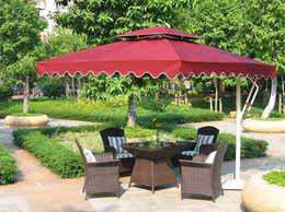 餐厅遮阳伞咖啡厅遮阳伞户外休闲遮阳伞边推伞边吊伞边柱伞可印刷