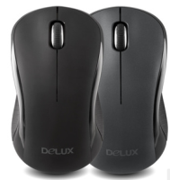 DELUX/多彩 M391BU 笔记本携带 办公家用 台式机USB有线鼠标