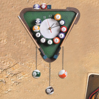 欧美式现代简约静音挂钟北欧创意个性时钟钟表客厅卧室桌球台球