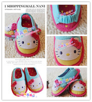 特价韩国儿童地板鞋室内鞋家居鞋拖鞋kitty猫　不伤木地板