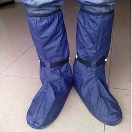 高级防雨鞋套男女高帮加厚底 耐磨防滑防水鞋套 雨季必备爬山骑车