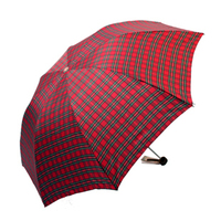 天堂伞正品专卖 三折超轻折叠晴雨伞 天堂色织格格子伞 男士雨伞