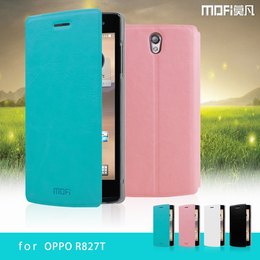 莫凡OPPO R827手机皮套 R850 保护套 R6007 翻盖外壳 超薄外套