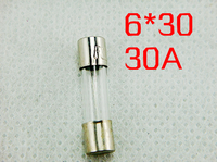 冲4钻 正品玻璃管 保险丝6*30 250v 30A 保险丝 保险丝管 保险管