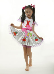 特价幼儿童演出服装 静一静舞蹈表演服装 女童纱裙 舞蹈裙现代舞