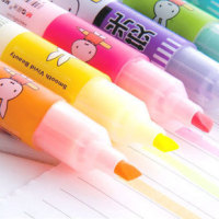 晨光 荧光笔 MF5301 米菲香味荧光笔 韩国 学习用品 大容量荧光笔