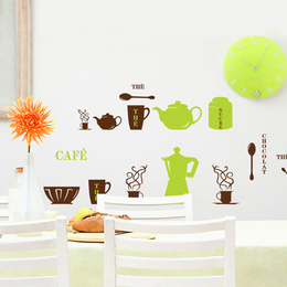 环保家装墙贴纸家居装饰贴画 可移除餐厅厨房背景墙贴 厨房标识
