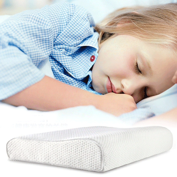 天然乳胶枕头 专家指定儿童护颈专用枕头 白色乳胶枕头
