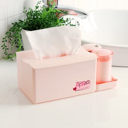 创意欧式纸巾盒纸抽盒 多功能抽纸盒纸巾抽（送牙签+棉签）