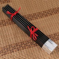 新锐乌木筷子 天然无漆无蜡 高档实木工艺品 送礼 家用套装 包邮