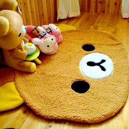 正版特价超大轻松熊地毯懒懒熊客厅卧室地毯毛绒玩具家居送女生