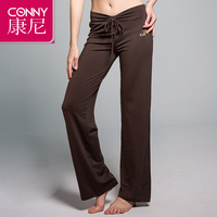 康尼CONNY春夏新款专业瑜伽柔软舒适高弹排汗哈伦束腿瑜珈舞蹈裤