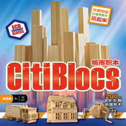 木玩世家积木100粒 Citiblocs100粒原色积木 益智玩具8岁以上特价