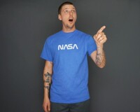NASA 银河系 太空星空LOGO 标志 科技 短袖 T恤