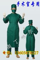 包邮南丁格尔倒穿墨绿手术衣刷手服洗手衣护士服医生服手术巾包布